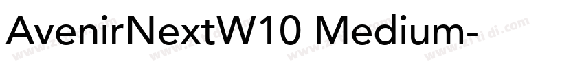 AvenirNextW10 Medium字体转换